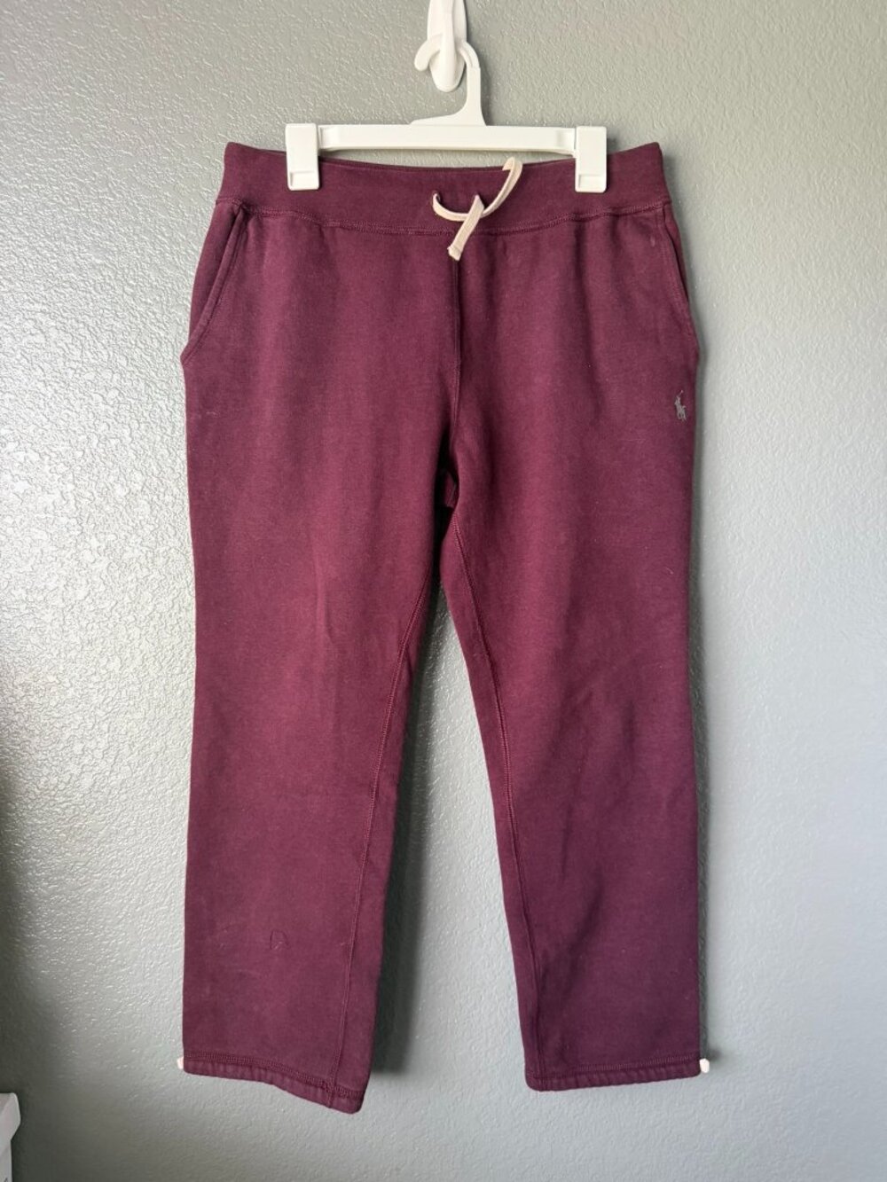 Polo Ralph Lauren Burgundy Fleece Sweatpants Joggers Men’s Medium